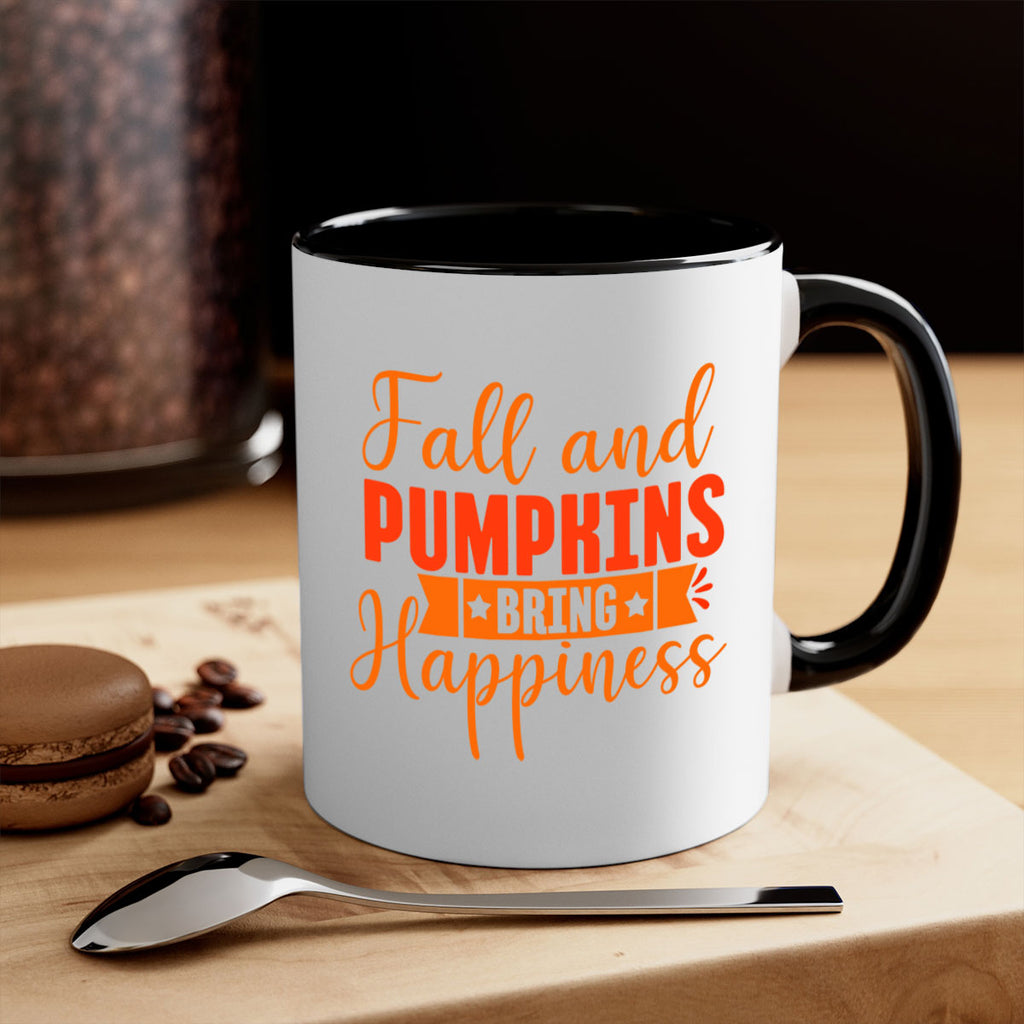 Fall And Pumpkins Bring Happiness Design 84#- fall-Mug / Coffee Cup