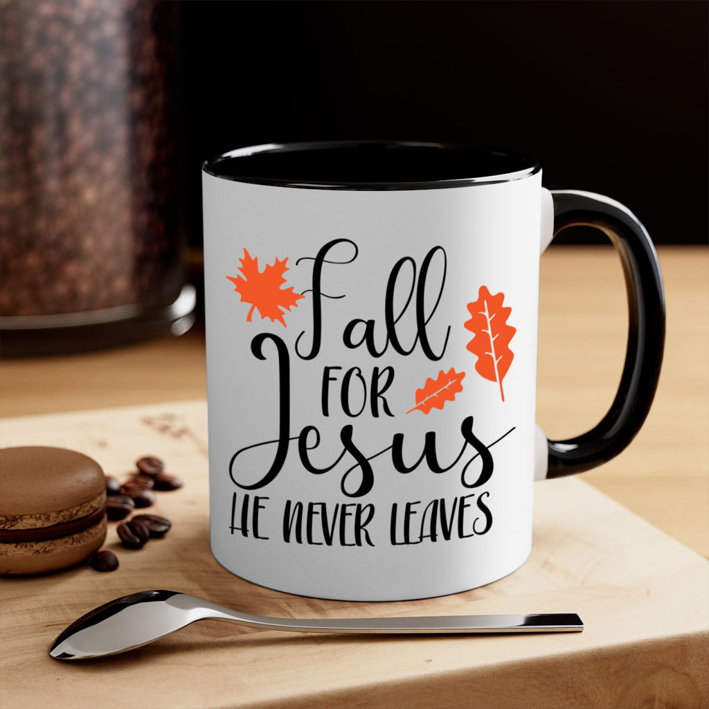Fall For Jesus He Never Leaves 101#- fall-Mug / Coffee Cup