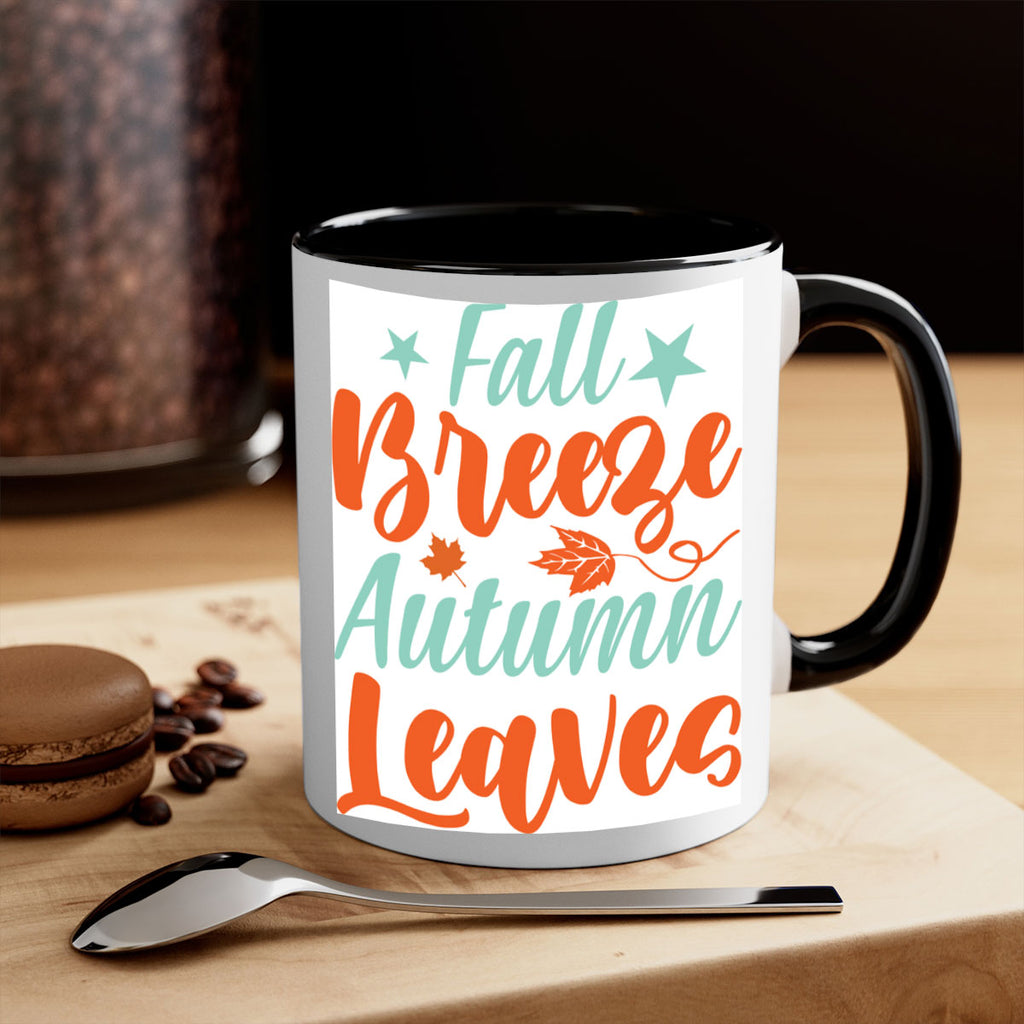 FallBreezeAutumnLeaves 147#- fall-Mug / Coffee Cup
