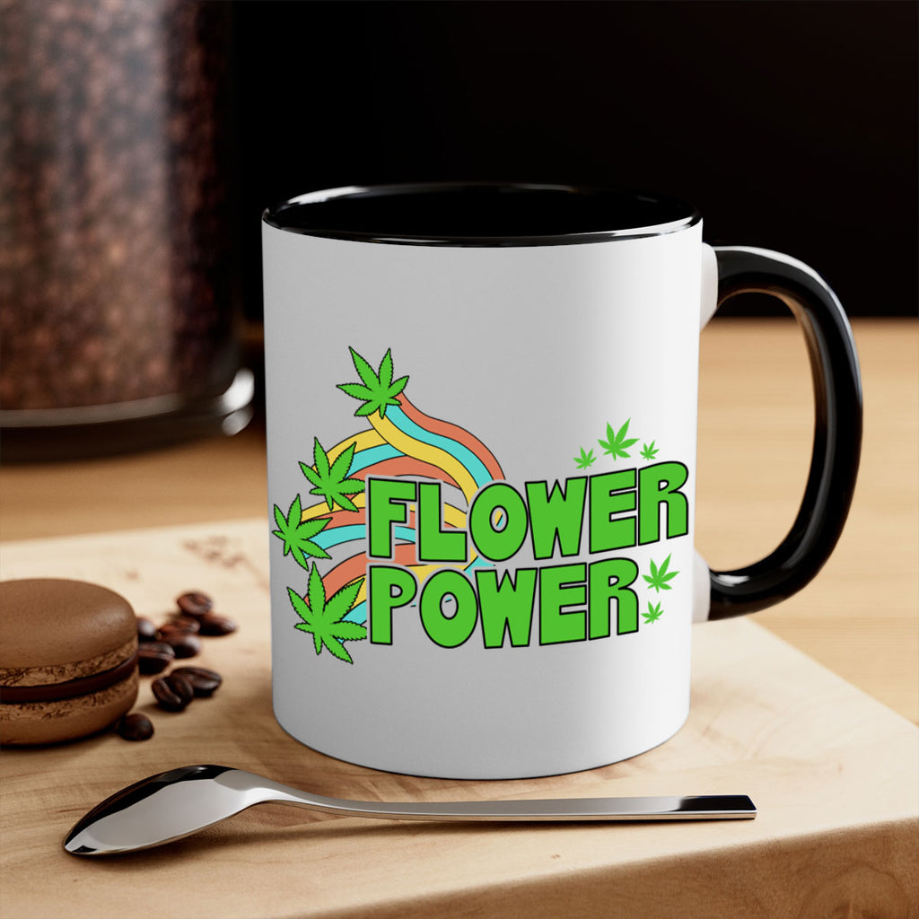 Flower Power Cannabis leaf 86#- marijuana-Mug / Coffee Cup