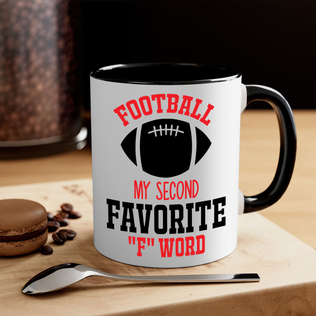 Football my second favorite F word 1234#- football-Mug / Coffee Cup
