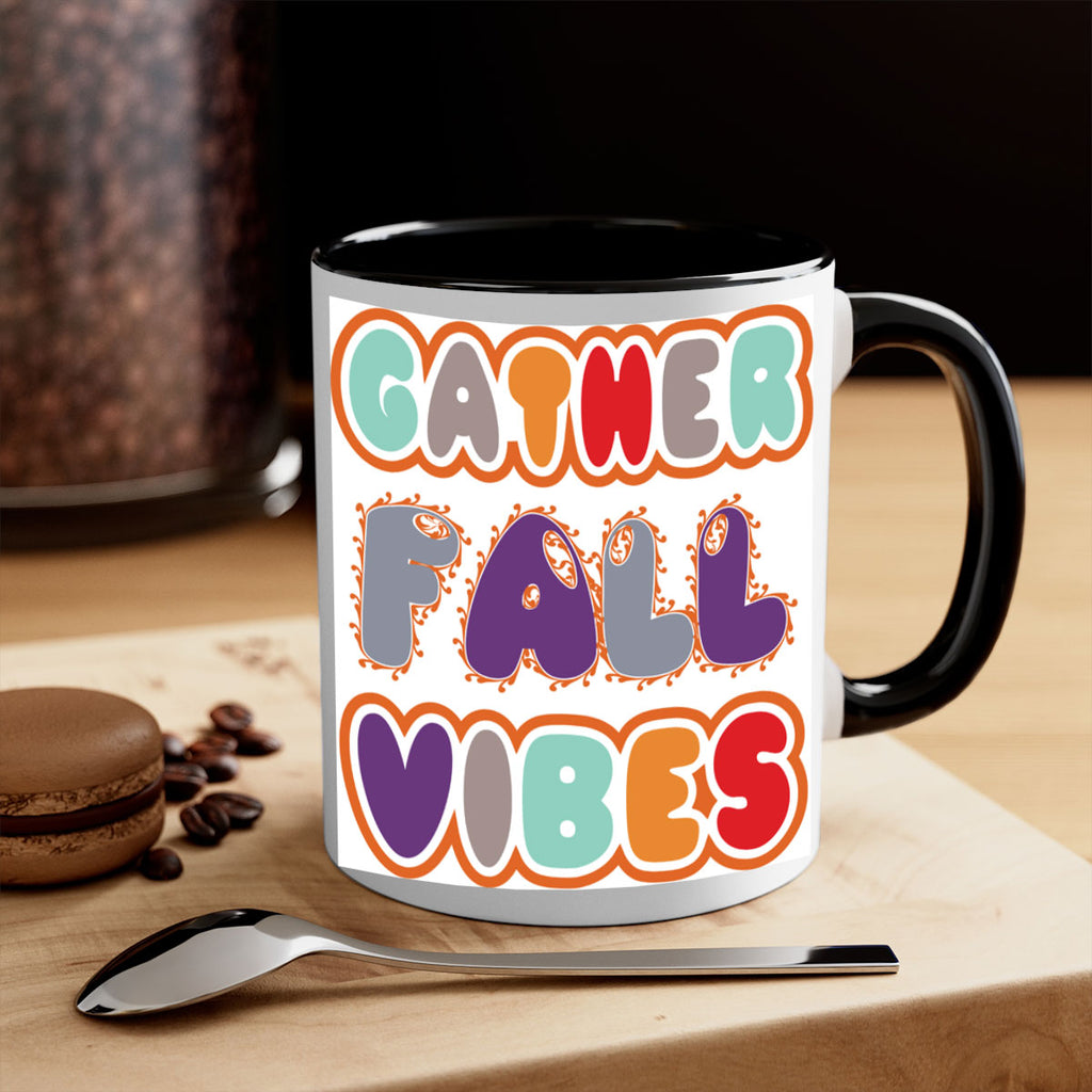 GatherFallVibesdesign 190#- fall-Mug / Coffee Cup