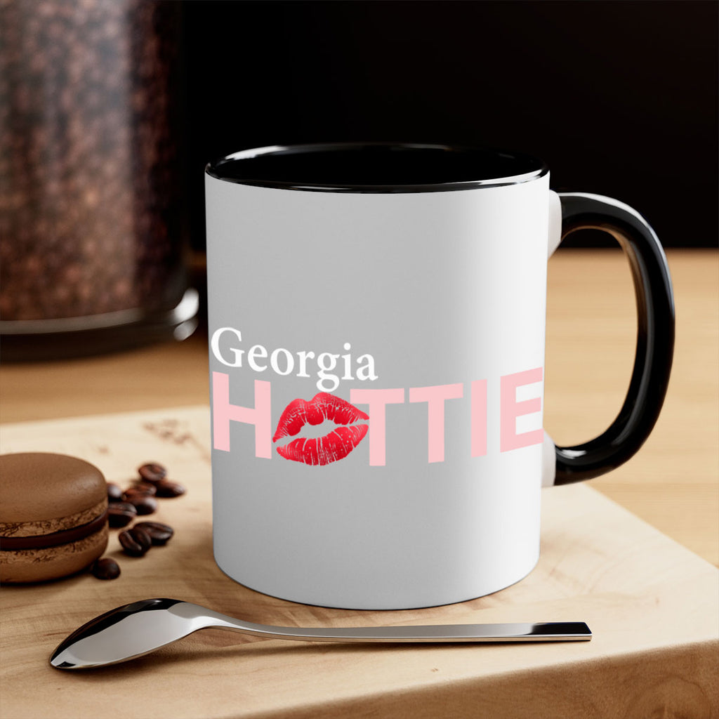 Georgia Hottie With Red Lips 64#- Hottie Collection-Mug / Coffee Cup