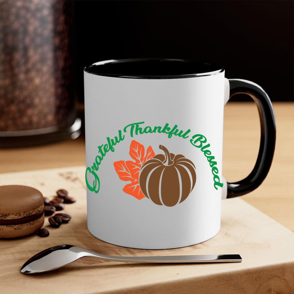 Grateful Thankful Blessed 214#- fall-Mug / Coffee Cup
