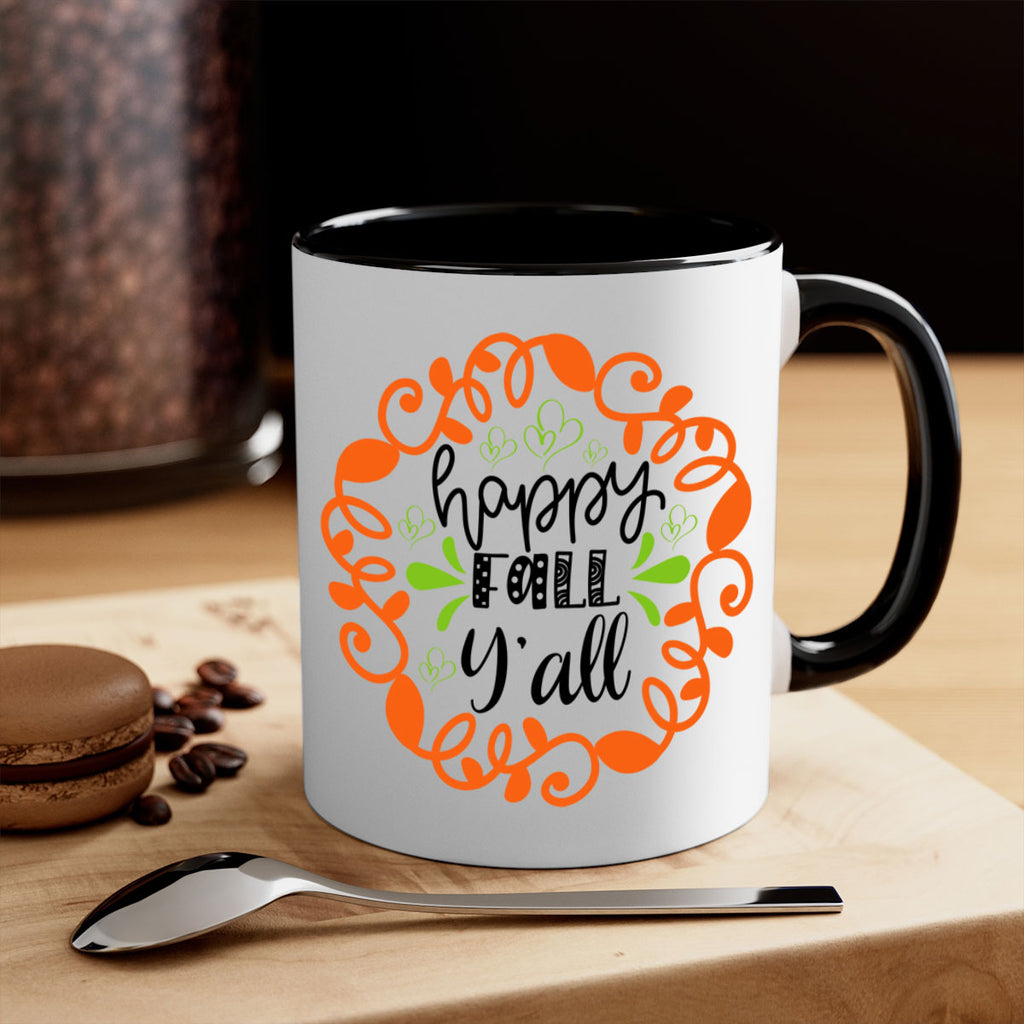 Happy Fall Y all 227#- fall-Mug / Coffee Cup
