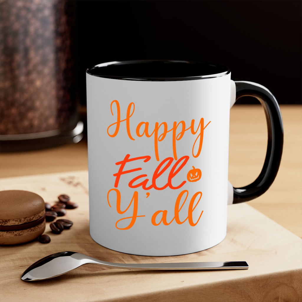 Happy Fall Yall Design 233#- fall-Mug / Coffee Cup
