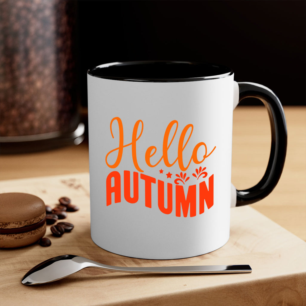 Hello Autumn Design 268#- fall-Mug / Coffee Cup