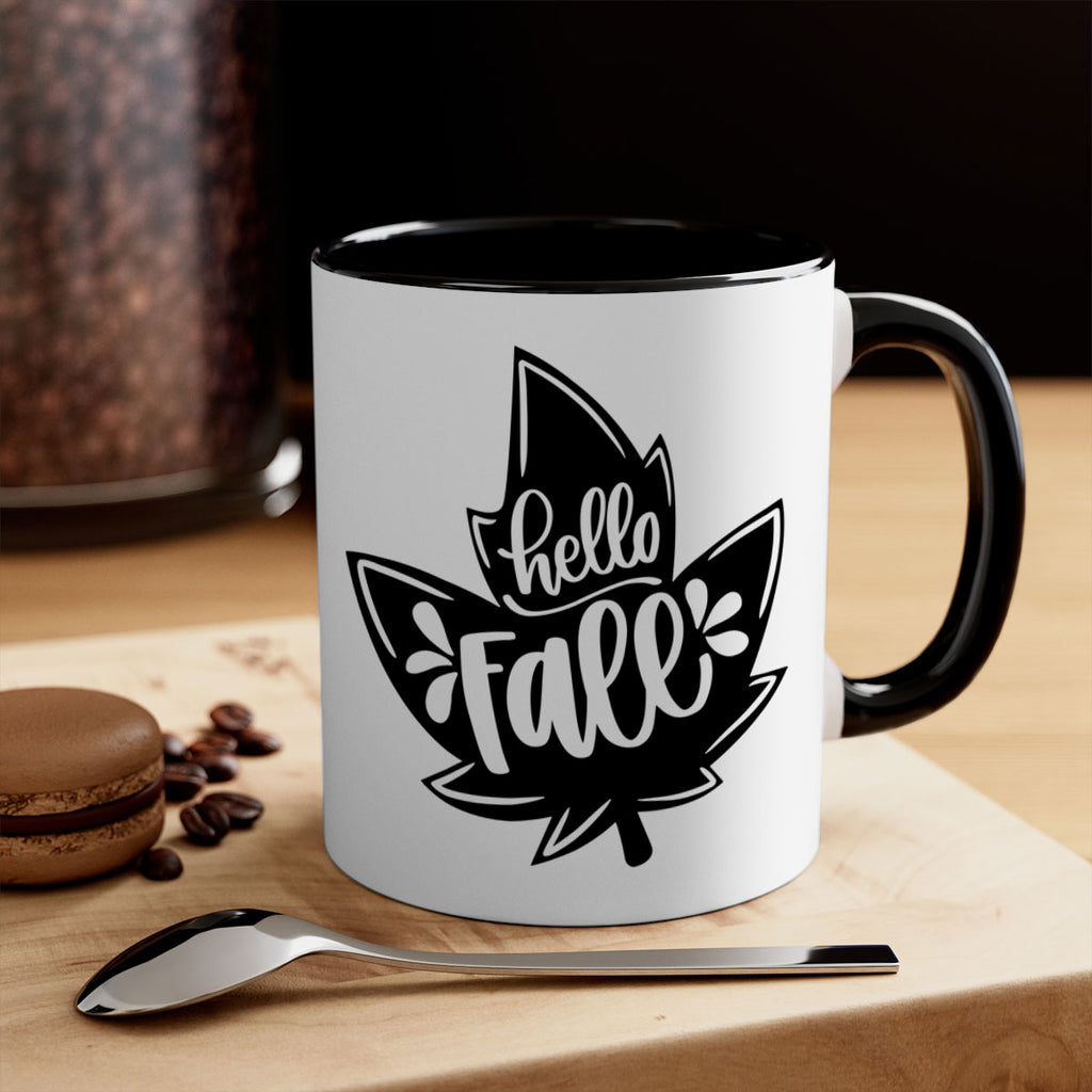 Hello Fall 494#- fall-Mug / Coffee Cup