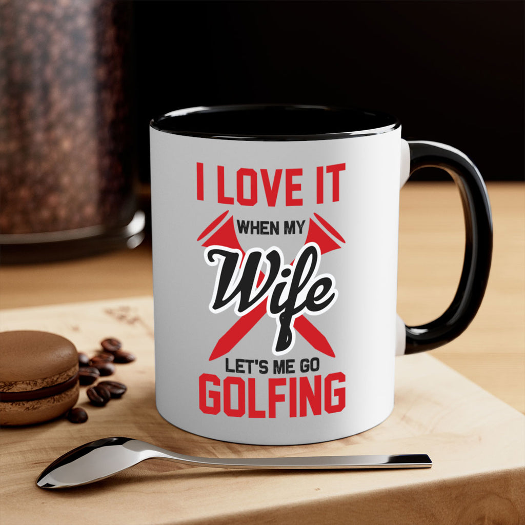 I love 1101#- golf-Mug / Coffee Cup