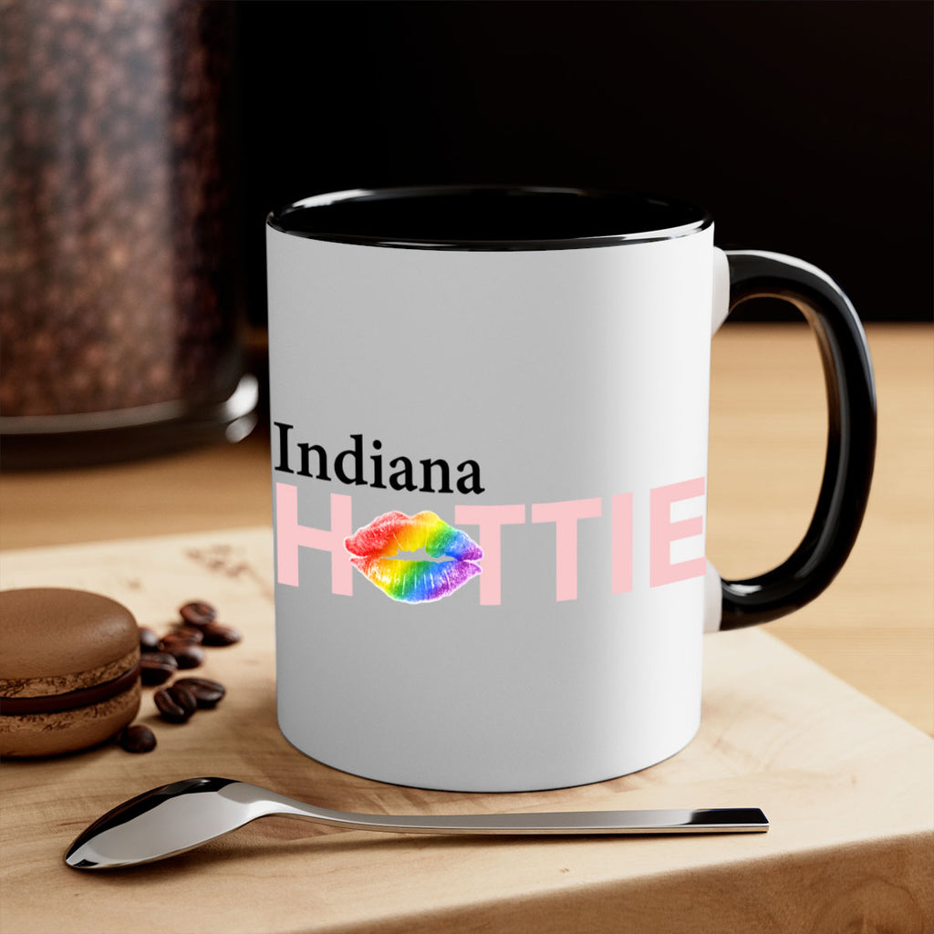 Indiana Hottie with rainbow lips 14#- Hottie Collection-Mug / Coffee Cup