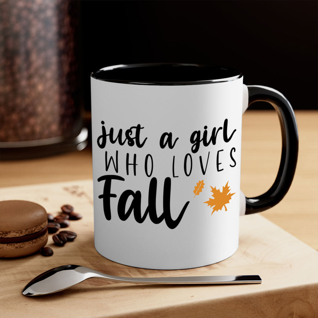 Just A Girl Who Loves Fall 380#- fall-Mug / Coffee Cup