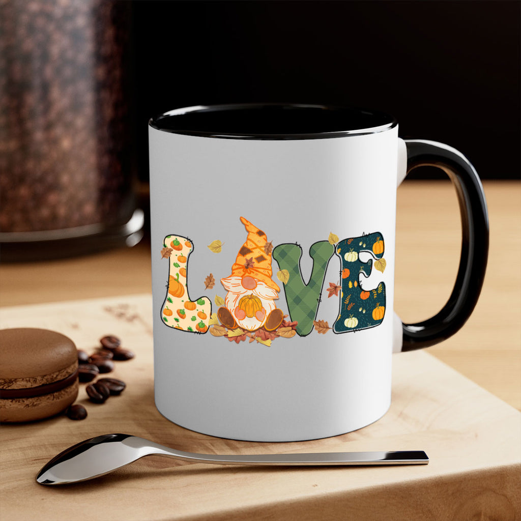 LOVEFallAutumnGnome 415#- fall-Mug / Coffee Cup