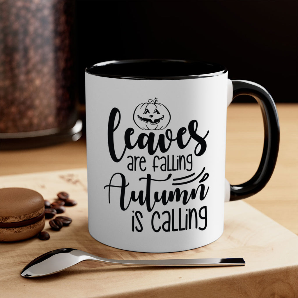 Leaves Are Falling Autumn Is Calling 393#- fall-Mug / Coffee Cup