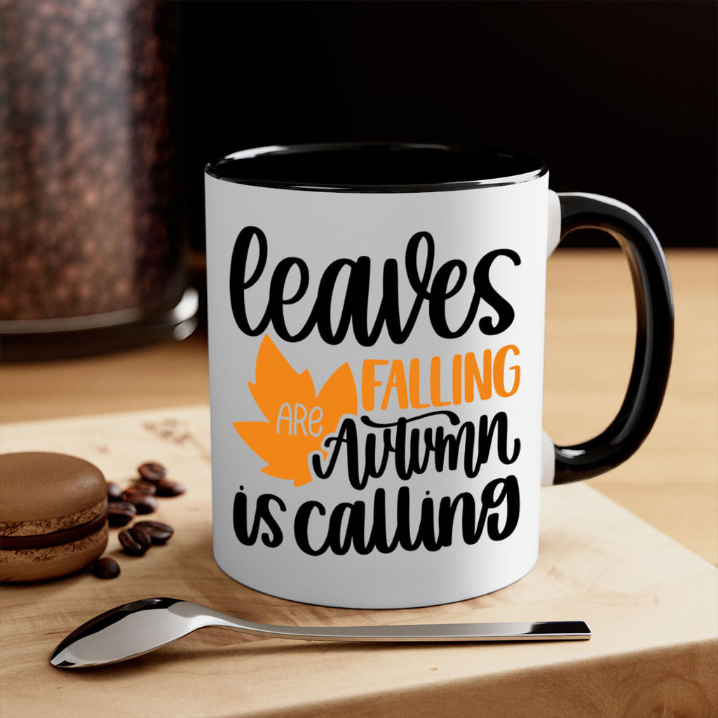 Leaves Are Falling Autumn Is Calling 502#- fall-Mug / Coffee Cup