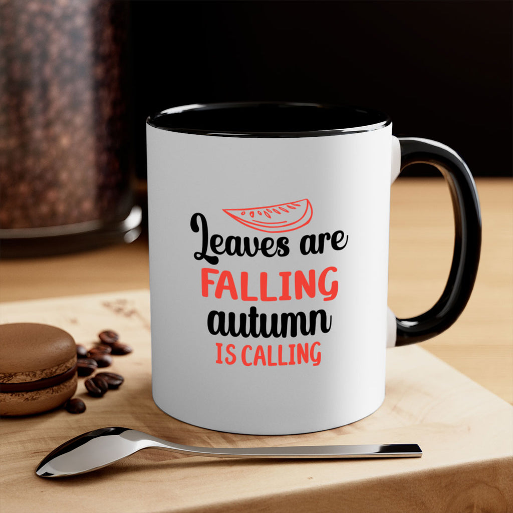 Leaves are falling autumn is calling 392#- fall-Mug / Coffee Cup