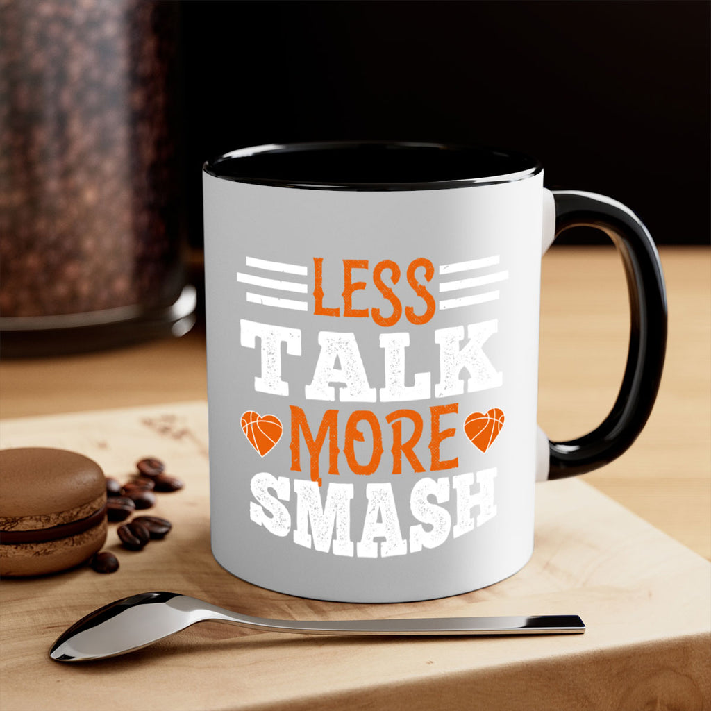 Less talk more smash 2062#- basketball-Mug / Coffee Cup