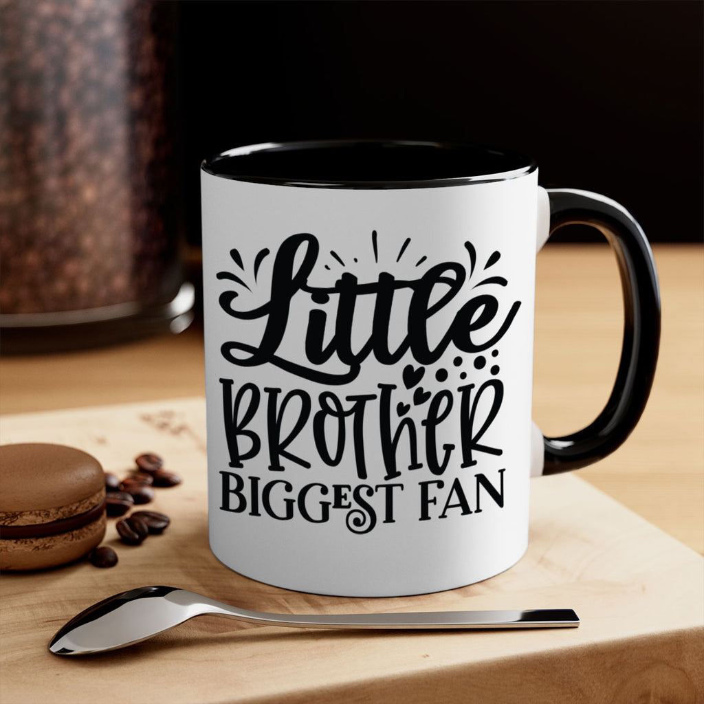 Little Brother Biggest Fan 2056#- baseball-Mug / Coffee Cup