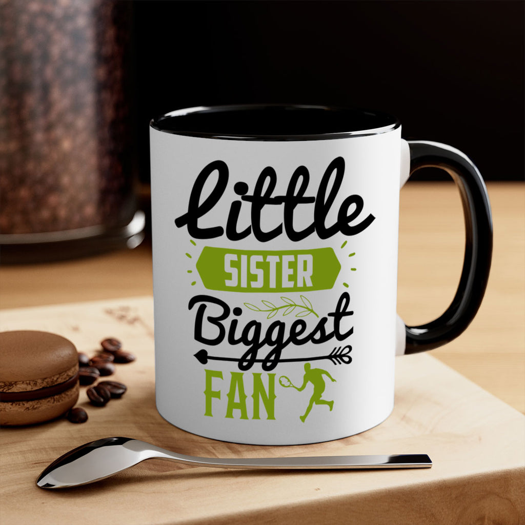 Little Sister Biggest Fan 872#- tennis-Mug / Coffee Cup