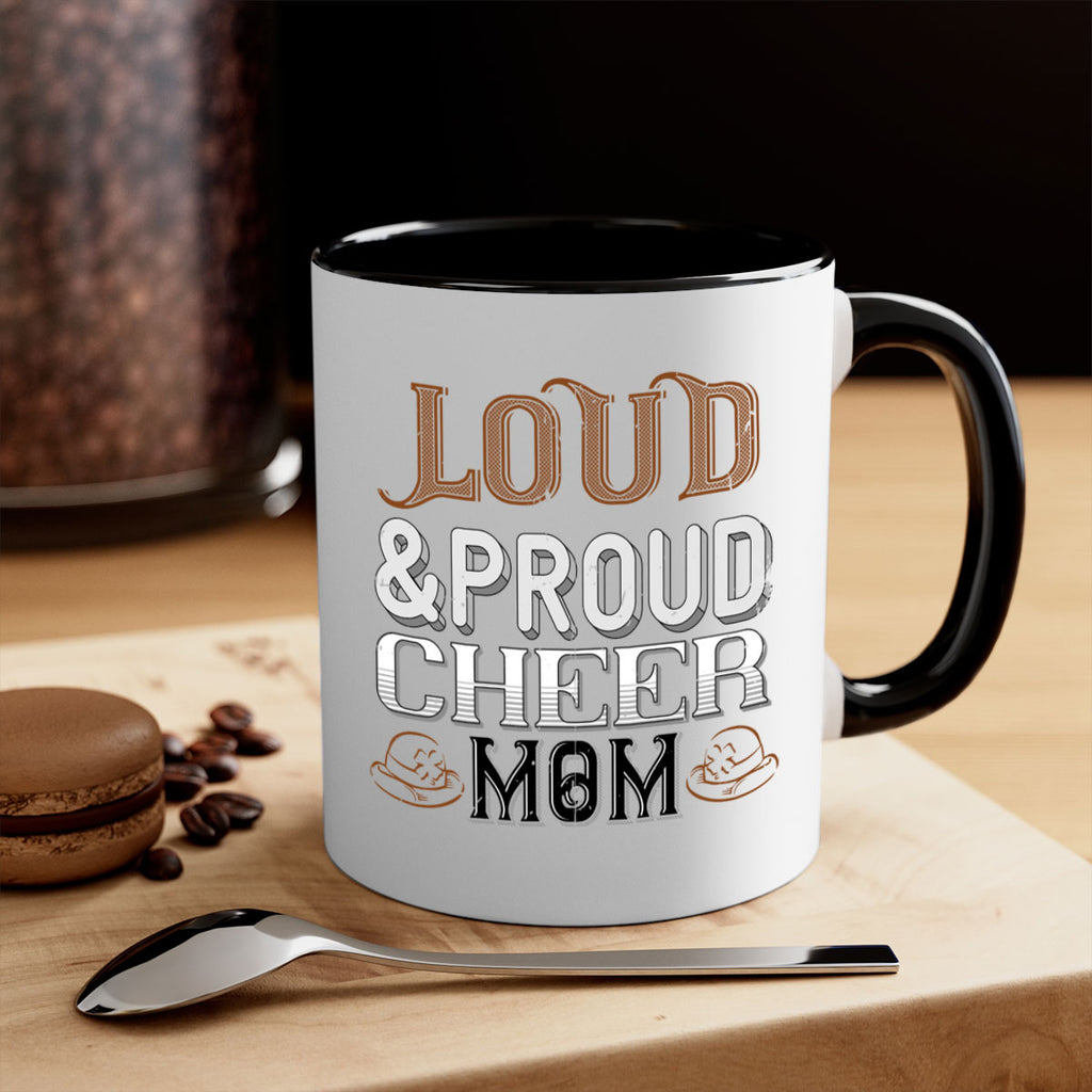 Loud proud cheer mom 763#- football-Mug / Coffee Cup