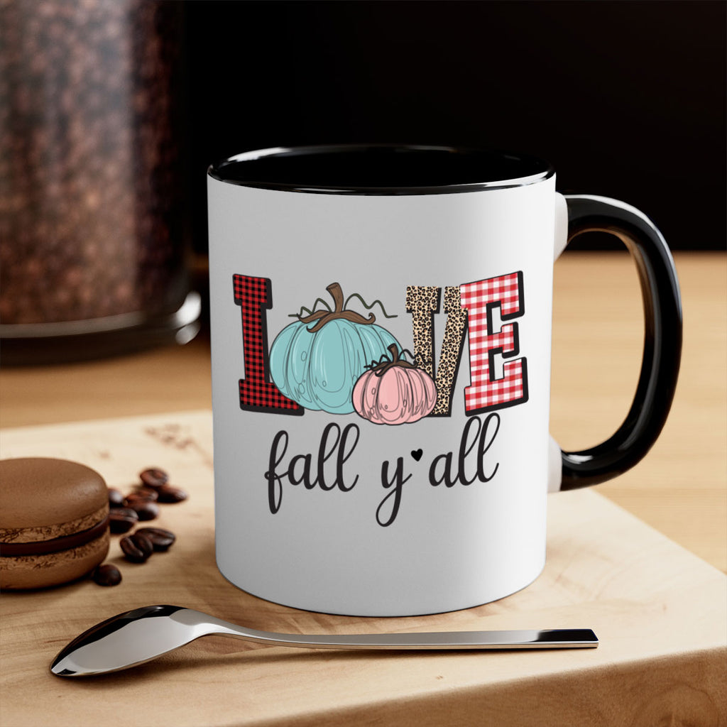 Love Fall Yall 409#- fall-Mug / Coffee Cup
