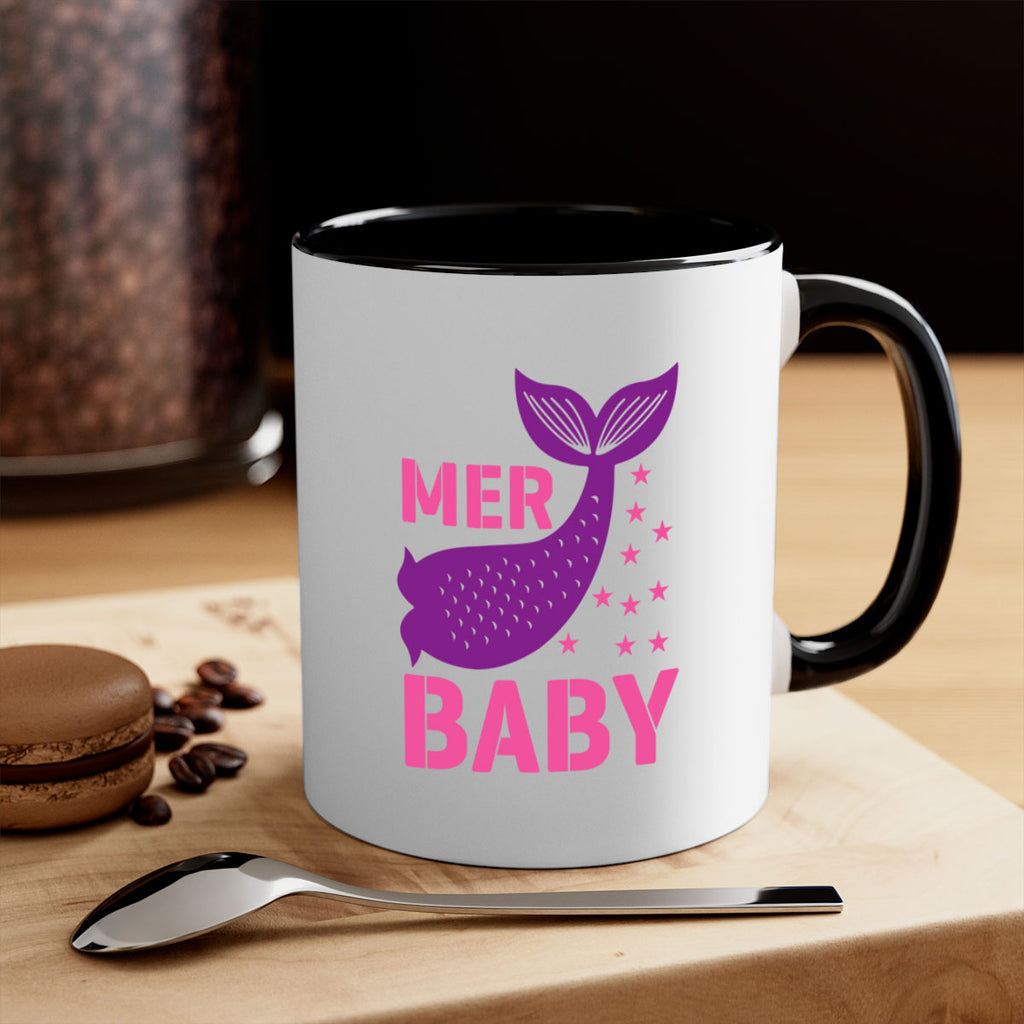 Mer Baby 321#- mermaid-Mug / Coffee Cup