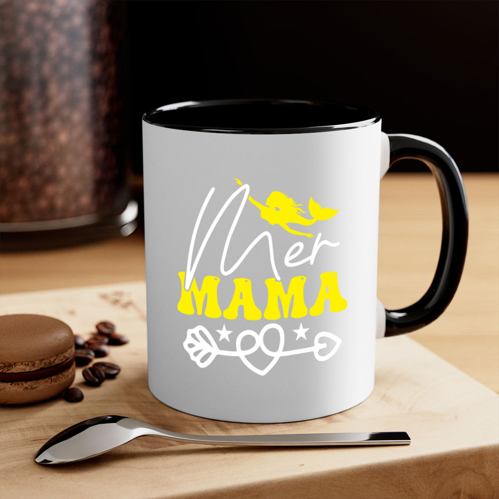 Mer Mama 332#- mermaid-Mug / Coffee Cup