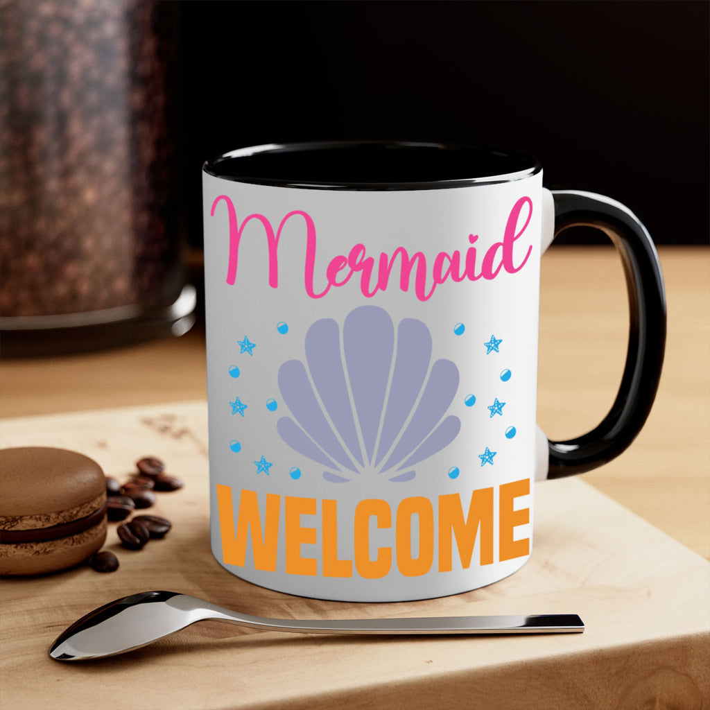 Mermaid Welcome Design 467#- mermaid-Mug / Coffee Cup