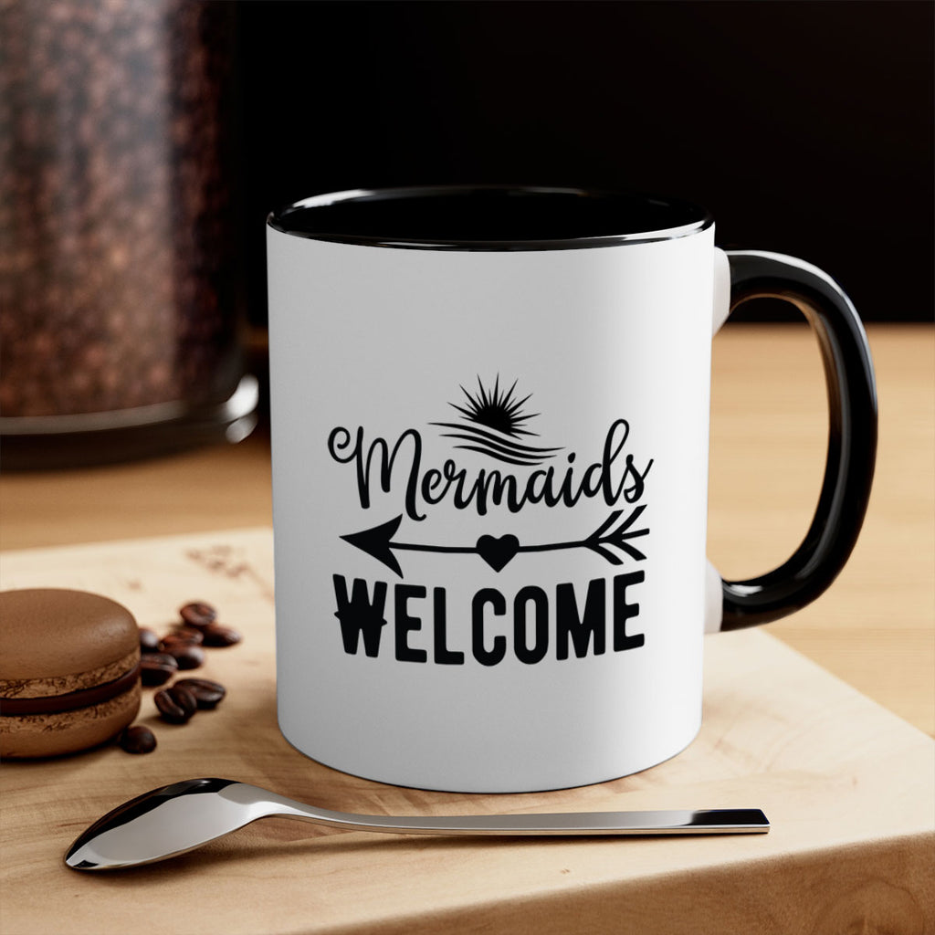 Mermaids Welcome 500#- mermaid-Mug / Coffee Cup