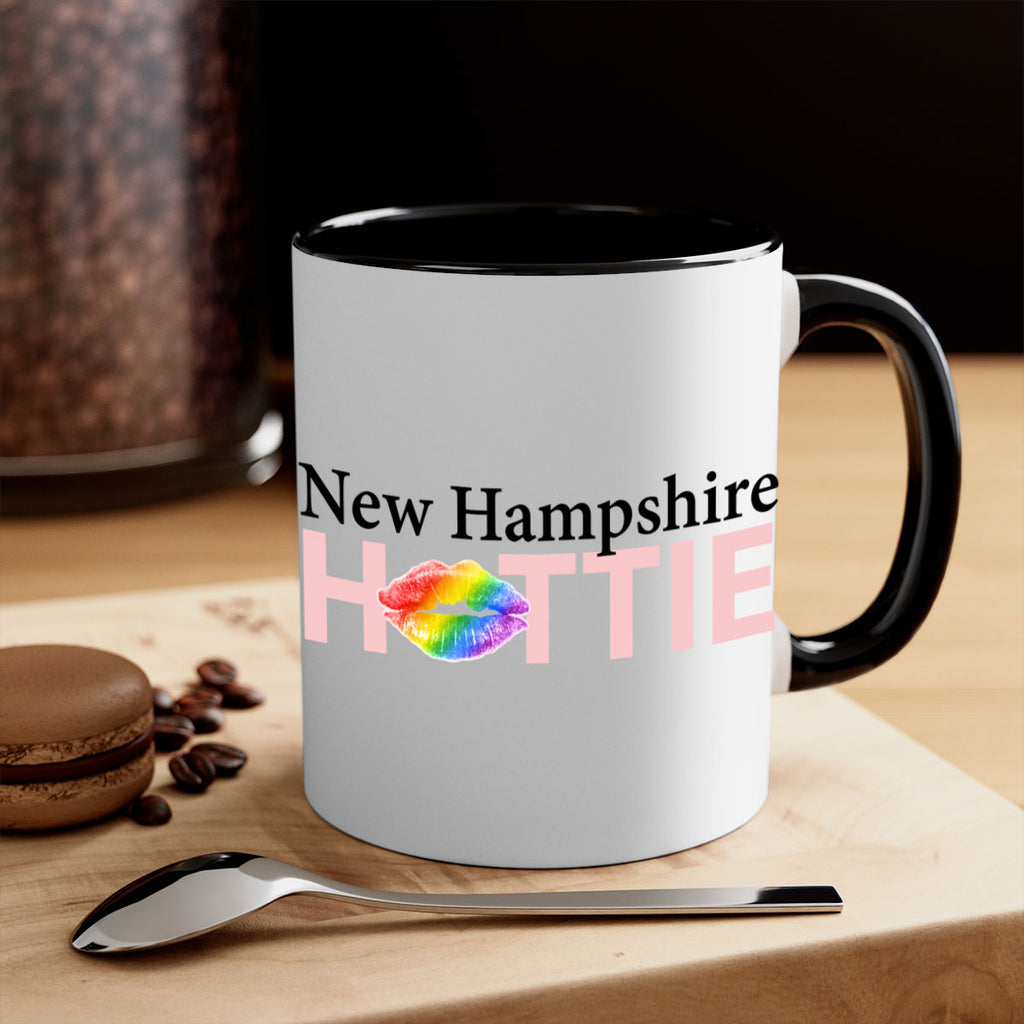 New Hampshire Hottie with rainbow lips 29#- Hottie Collection-Mug / Coffee Cup