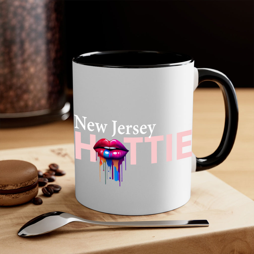 New Jersey Hottie with dripping lips 104#- Hottie Collection-Mug / Coffee Cup