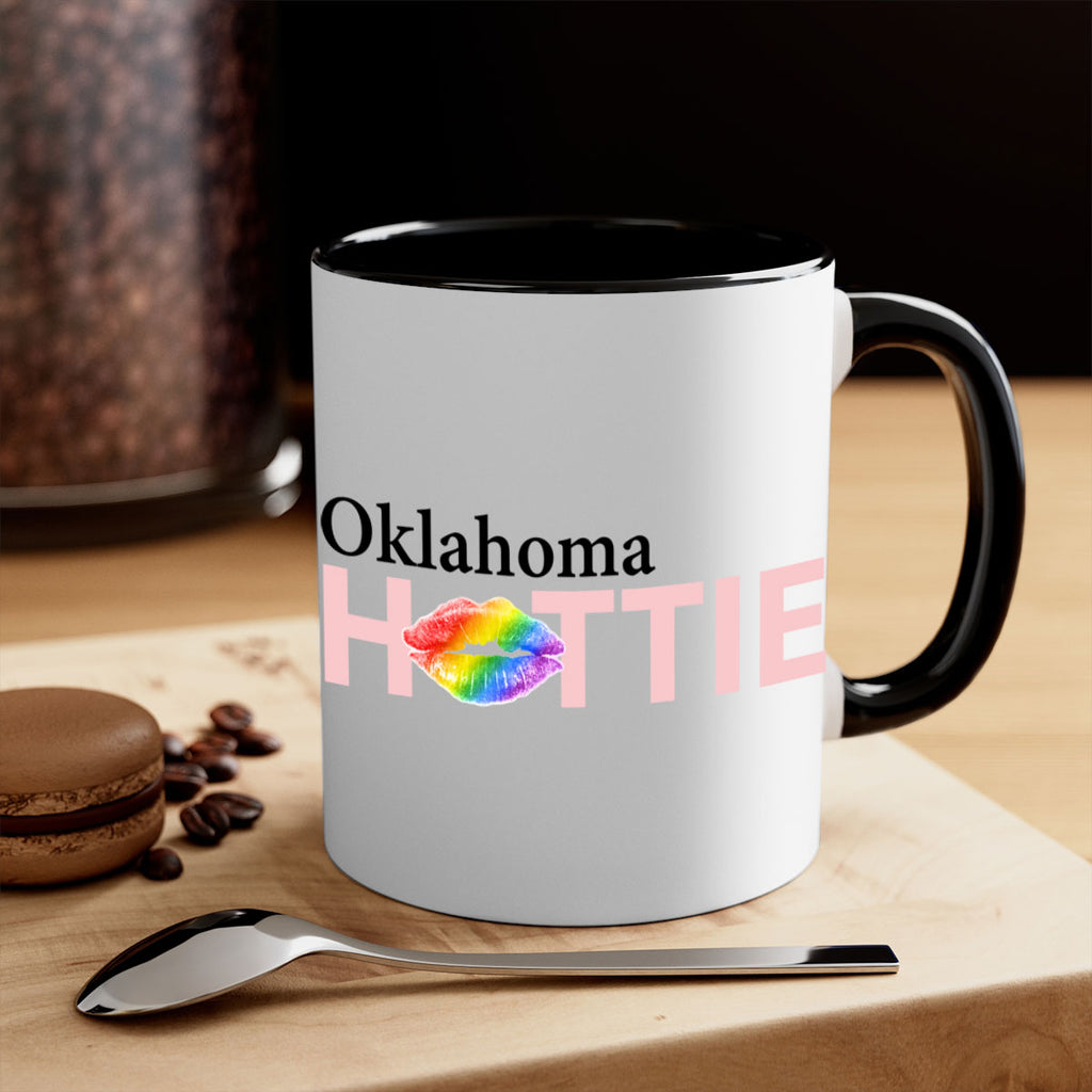 Oklahoma Hottie with rainbow lips 36#- Hottie Collection-Mug / Coffee Cup