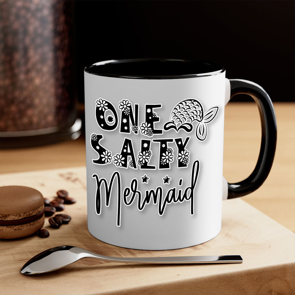 One Salty Mermaid 527#- mermaid-Mug / Coffee Cup