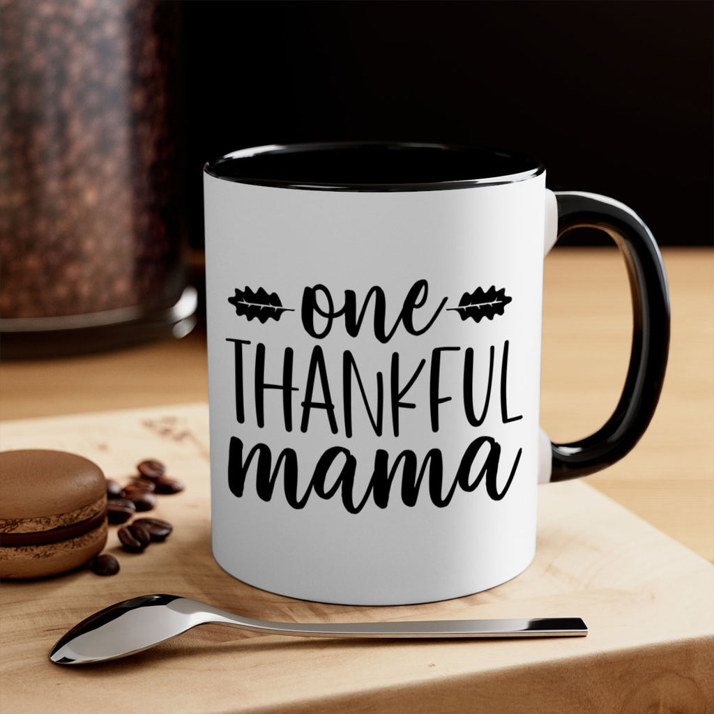 One Thankful Mama 464#- fall-Mug / Coffee Cup