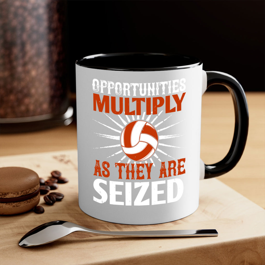 Opportunities multiply as they are seized Style 606#- volleyball-Mug / Coffee Cup
