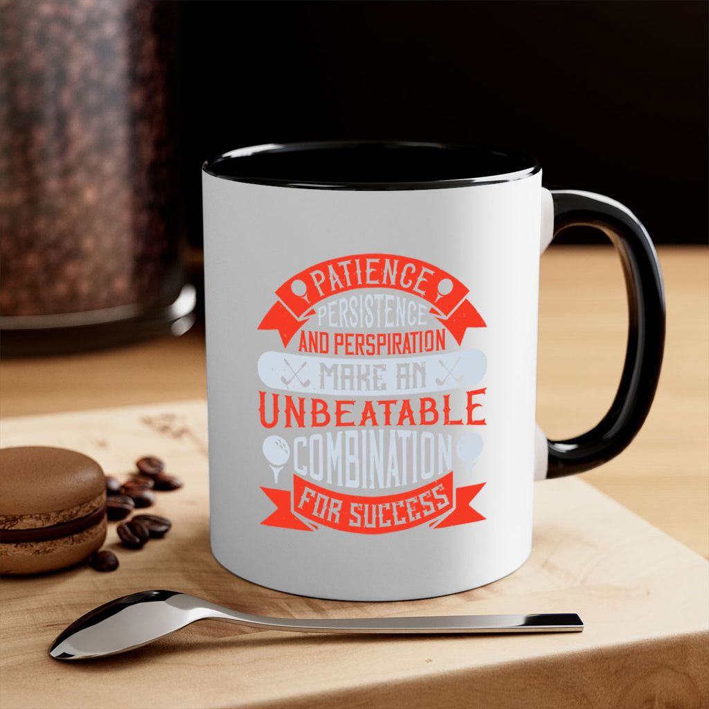 Patience persistence and perspiration make an unbeatable combination for success 1923#- golf-Mug / Coffee Cup