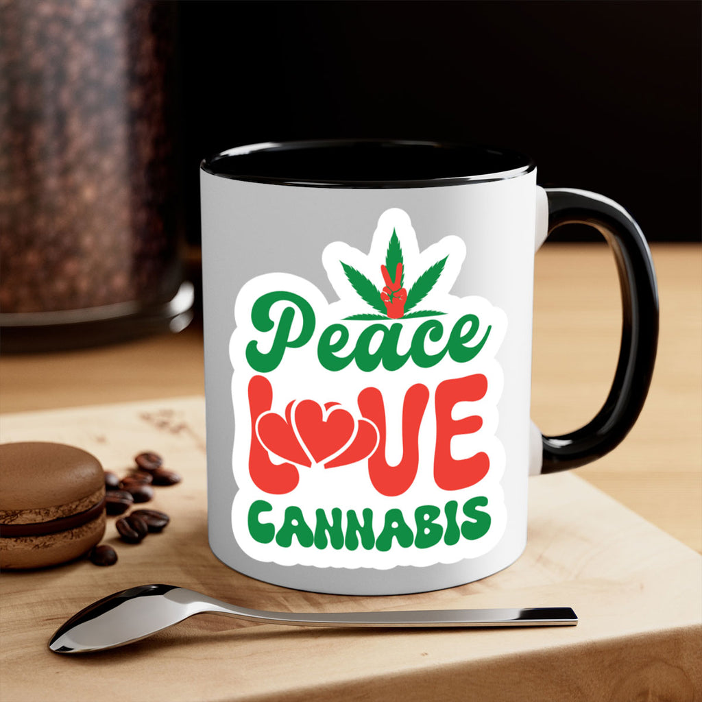 Peace Love Cannabis 218#- marijuana-Mug / Coffee Cup