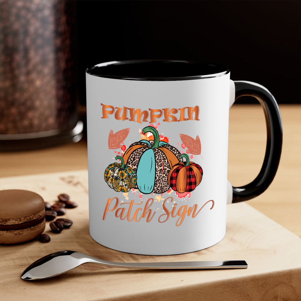 Pumpkin Patch Sign 530#- fall-Mug / Coffee Cup