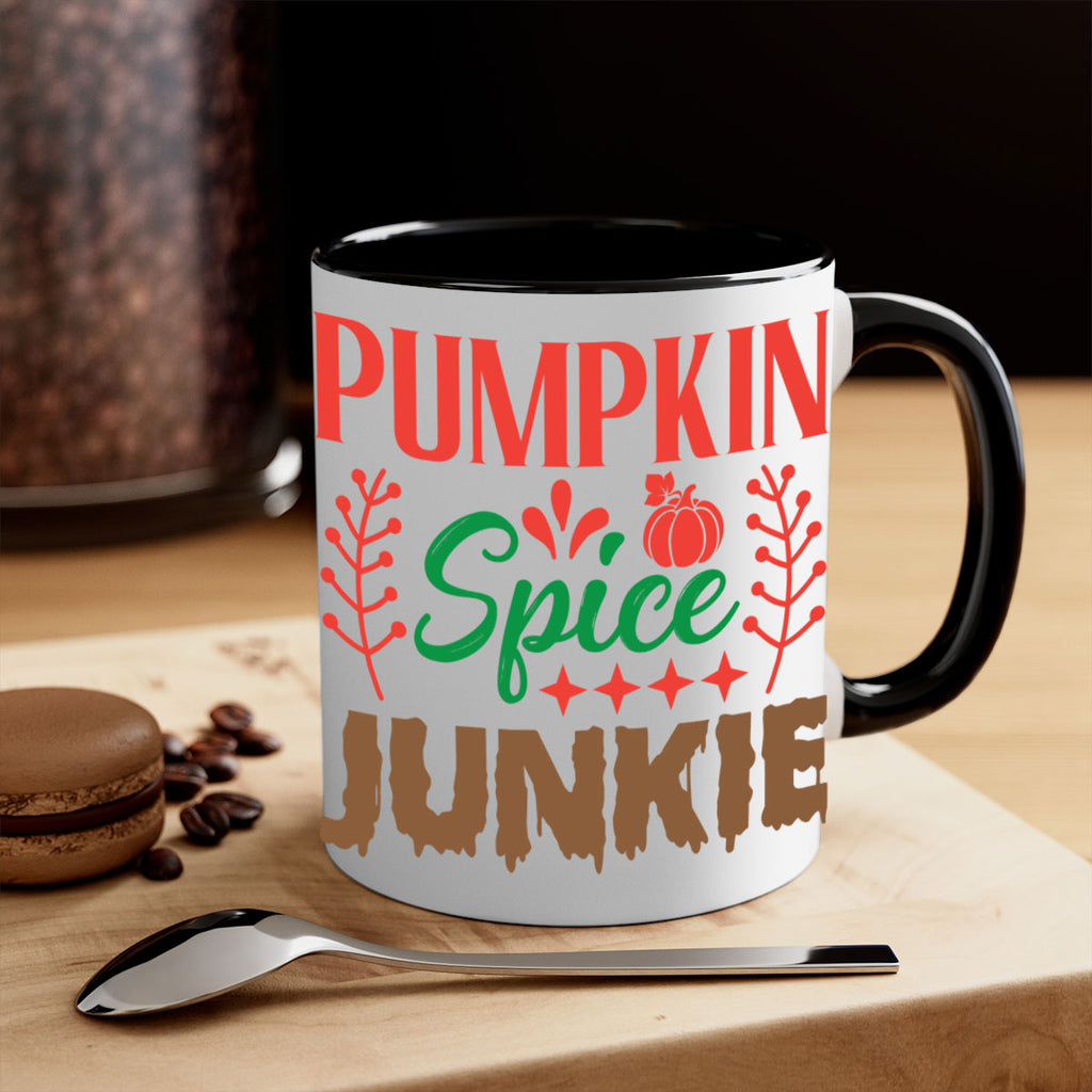 Pumpkin Spice Junkie 547#- fall-Mug / Coffee Cup