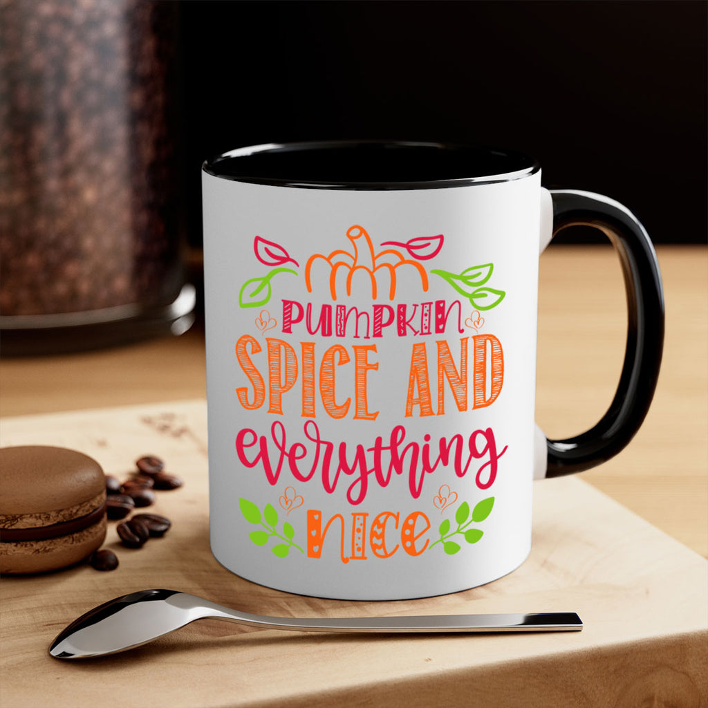 Pumpkin Spice and Everything Nice 536#- fall-Mug / Coffee Cup