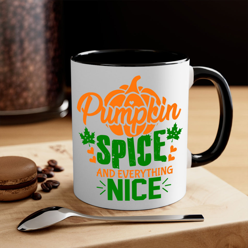 Pumpkin Spice and Everything Nice 538#- fall-Mug / Coffee Cup