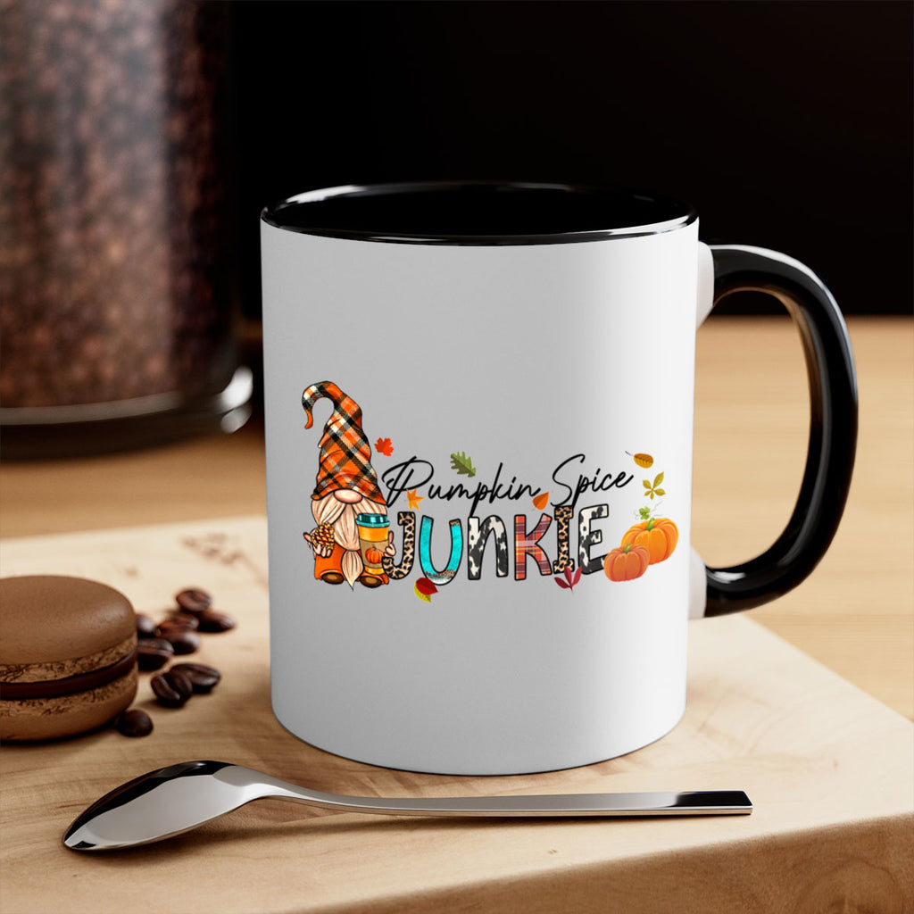 PumpkinSpiceJunkieFallGnome 567#- fall-Mug / Coffee Cup