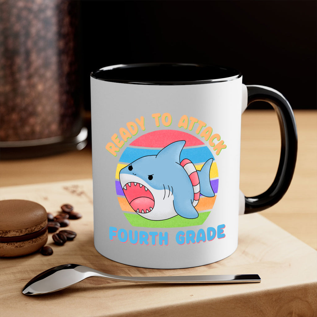 Ready to Attack 4th Grade 20#- 4th grade-Mug / Coffee Cup