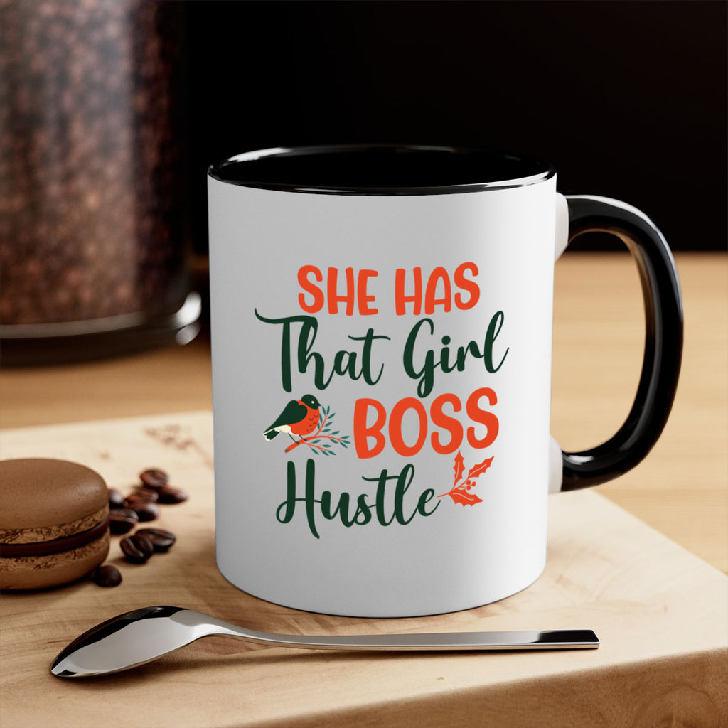 She Has That Girl Boss Hustle 363#- winter-Mug / Coffee Cup