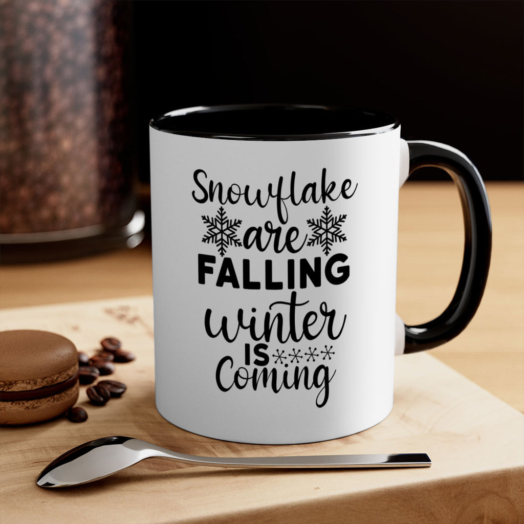 Snowflake Are Falling Winter Is 375#- winter-Mug / Coffee Cup