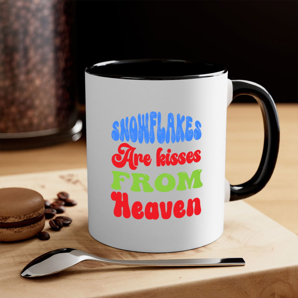 Snowflakes are kisses from heaven 377#- winter-Mug / Coffee Cup