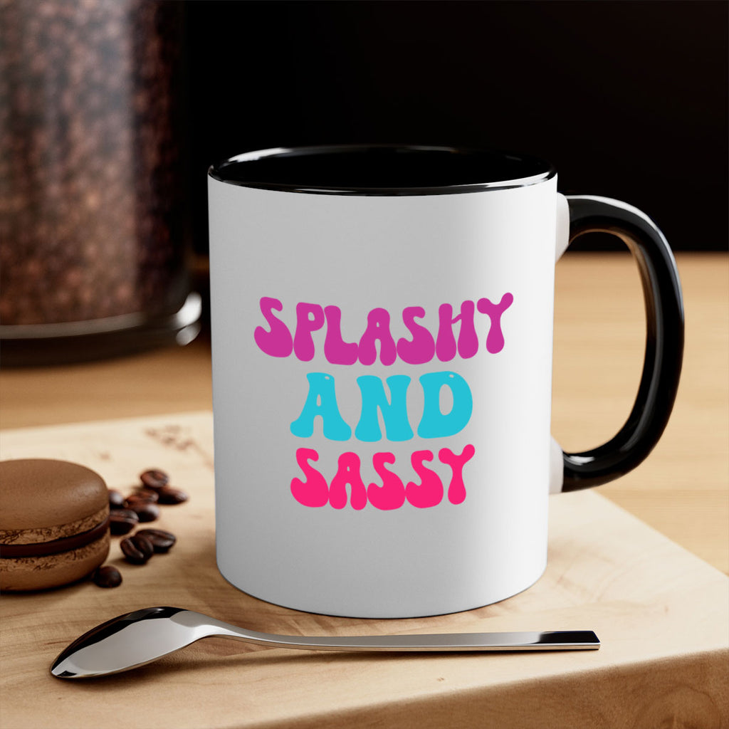 Splashy And Sassy 622#- mermaid-Mug / Coffee Cup