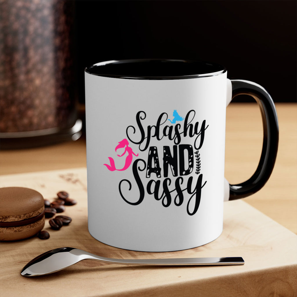 Splashy and Sassy 624#- mermaid-Mug / Coffee Cup