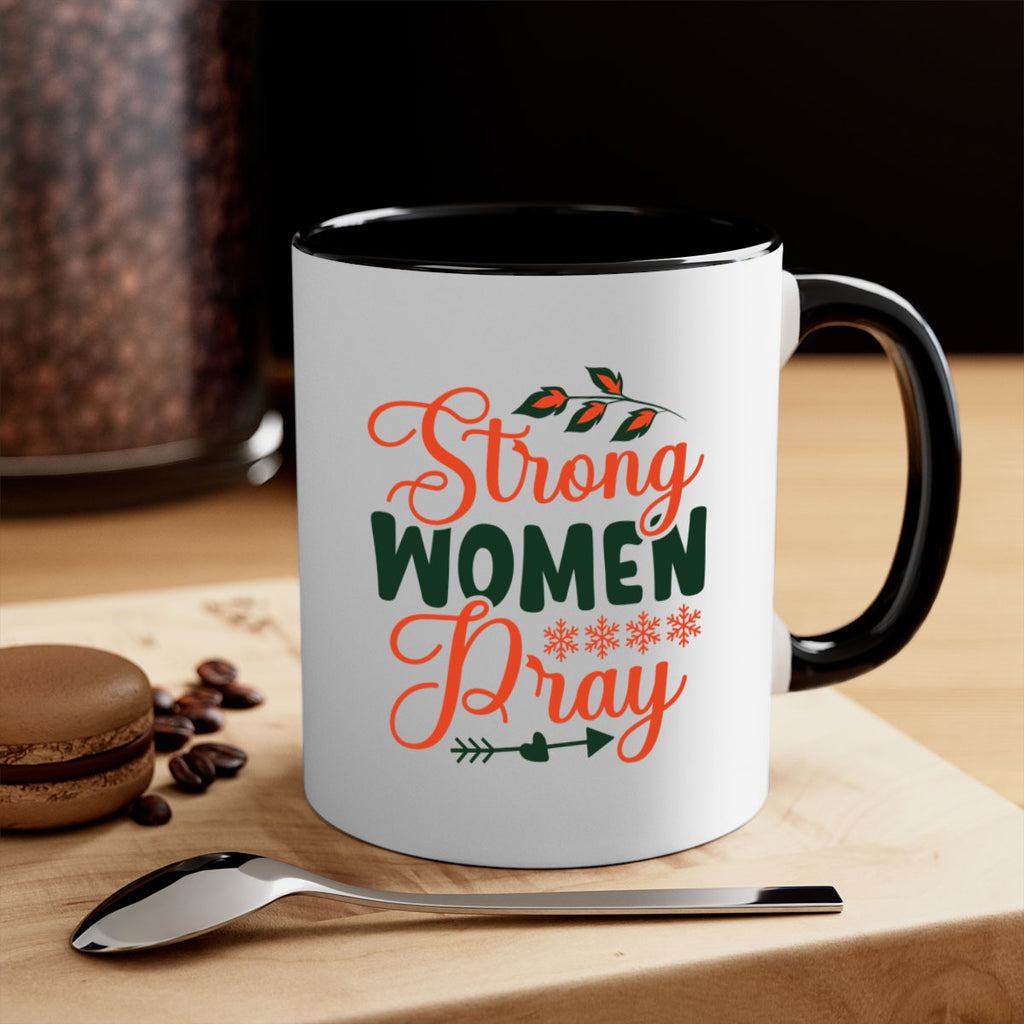 Strong Women Pray 395#- winter-Mug / Coffee Cup