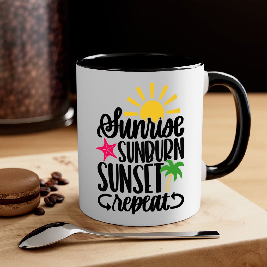 Sunrise Sunburn Sunset Repeat Style 16#- Summer-Mug / Coffee Cup