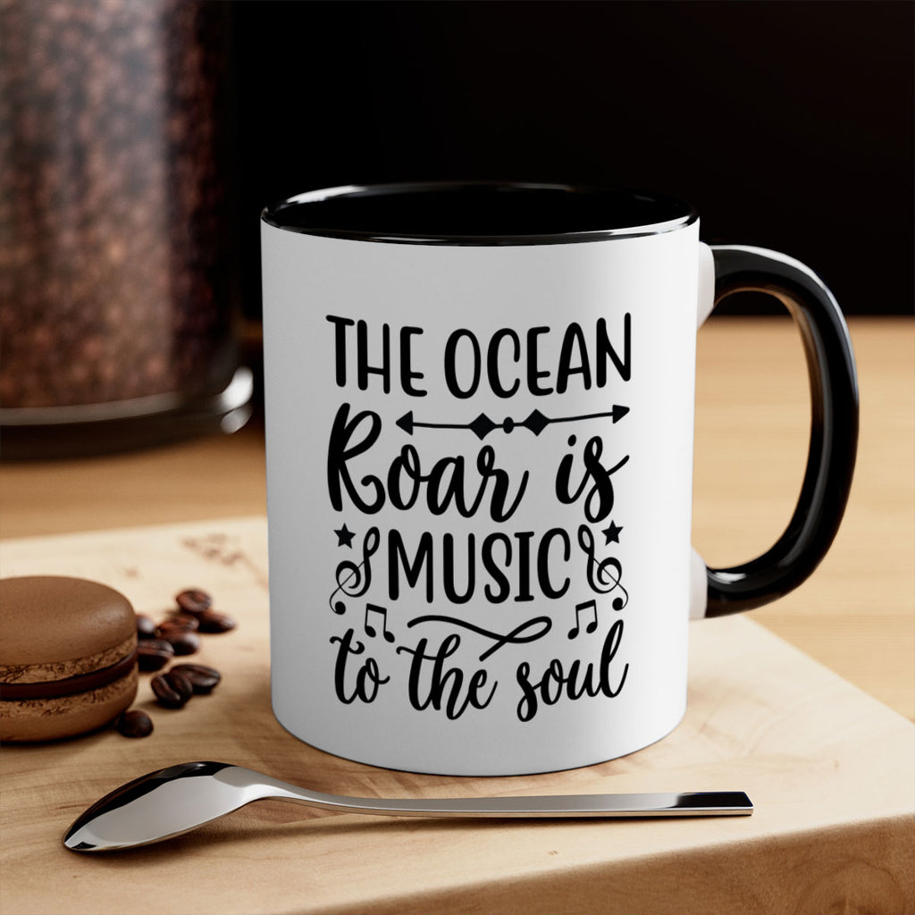 The ocean roar is music 631#- mermaid-Mug / Coffee Cup